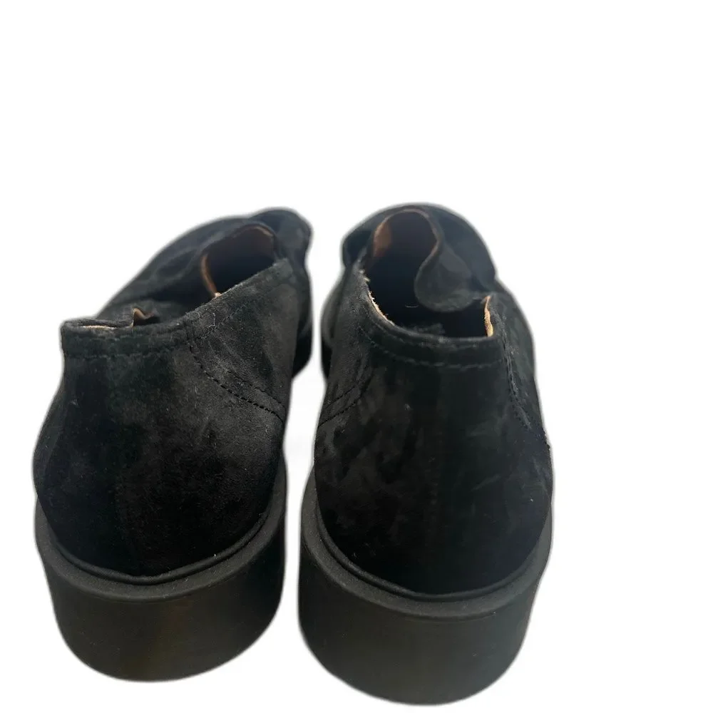 Paul Green Womens Loafers US 9.5 Bow Slip On Minimalist Classic Chic Black Sadie